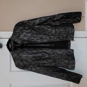 White House Black Market Snake Print Jacket